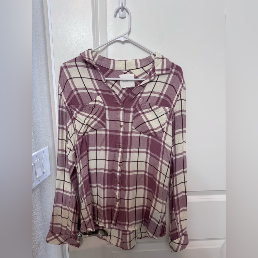 Thread & Supply Women’s Plaid Button-Up Top